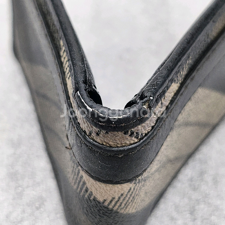 체크 패턴 남성 반지갑--6