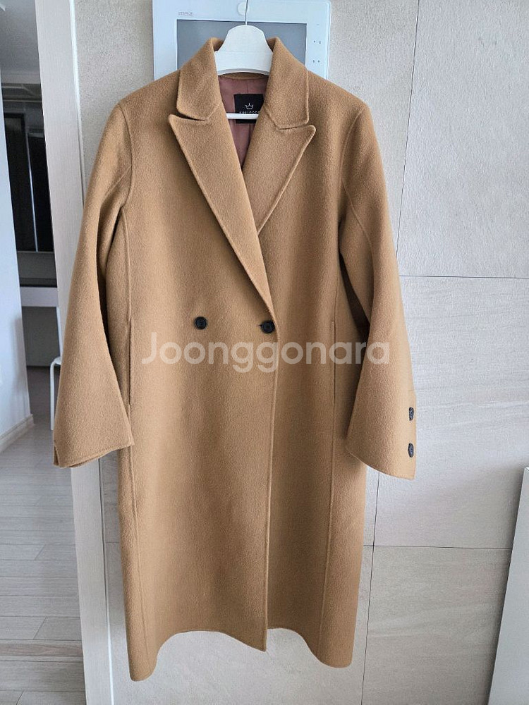 코인코즈 핸드메이드 카멜 오버핏 롱코트--0