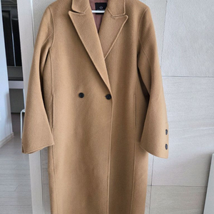 코인코즈 핸드메이드 카멜 오버핏 롱코트