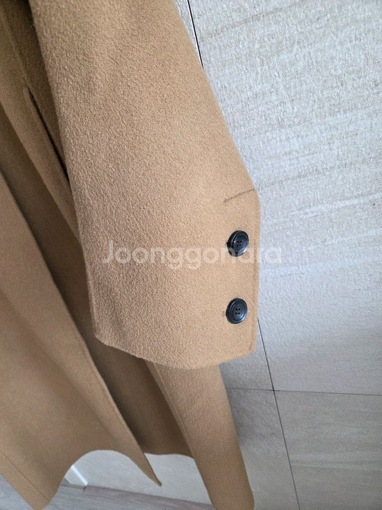 코인코즈 핸드메이드 카멜 오버핏 롱코트--1