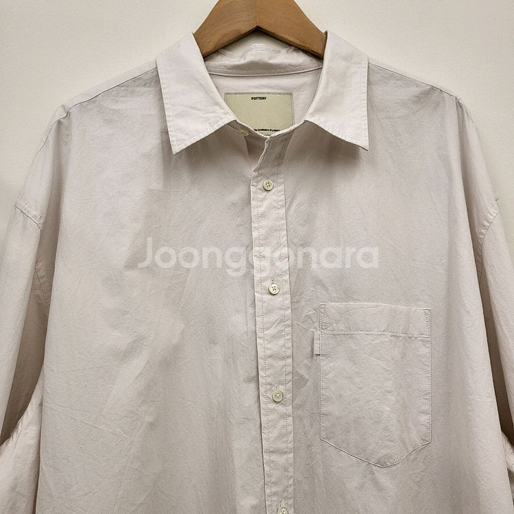 포터리 컴포트 셔츠 에크루--1