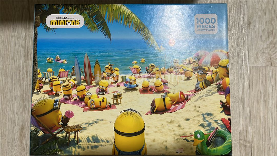 미니언즈 해변 테마 1000피스 퍼즐--0