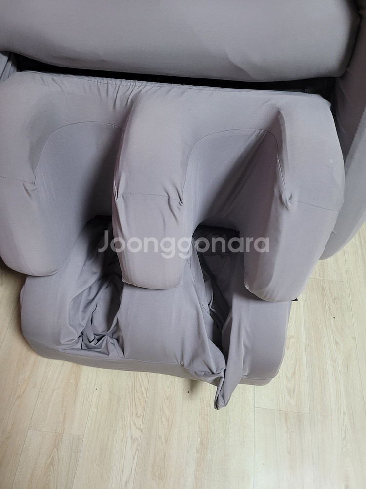 더퍼 안마의자 등패드 가죽 교체형 회색--1