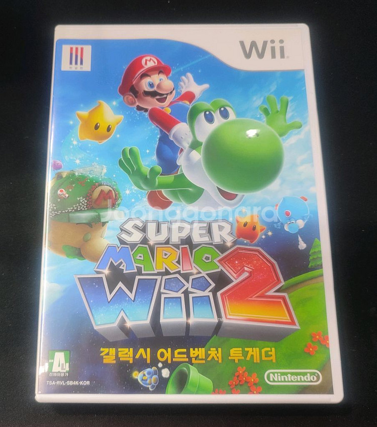 닌텐도 Wii 수퍼마리오wii2 갤럭시 어드벤처 투게더 정발 팝니다--0