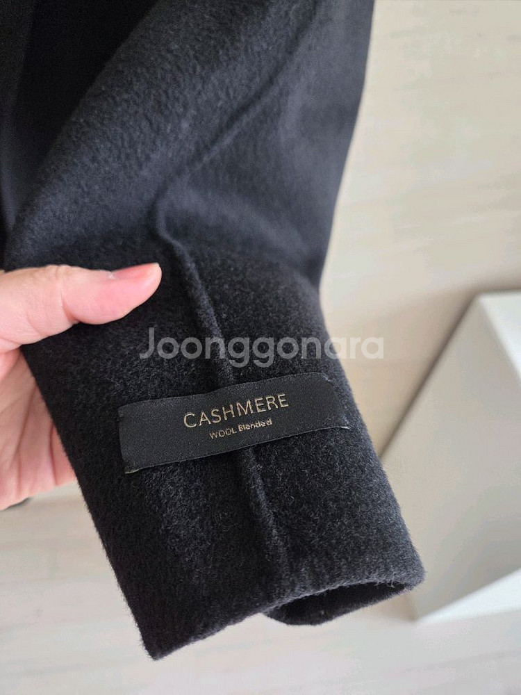 코인코즈 핸드메이드 오버핏 블랙 코트--1