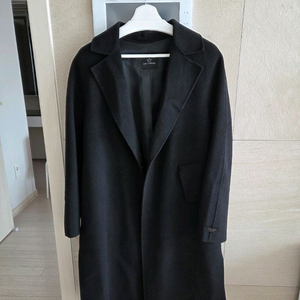 코인코즈 핸드메이드 오버핏 블랙 코트