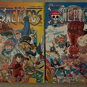 원피스 만화책 107권, 108권 세트