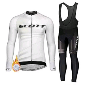 싸이클 기모 져지 상•하의 세트 3XL (화이트&블랙