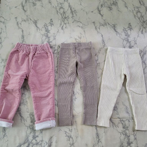 겨울 레깅스 바지 3벌 100사이즈