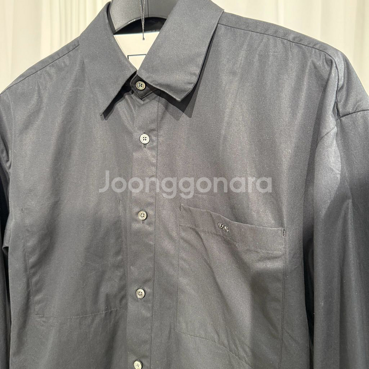 (XL)우영미 백로고 셔츠--2