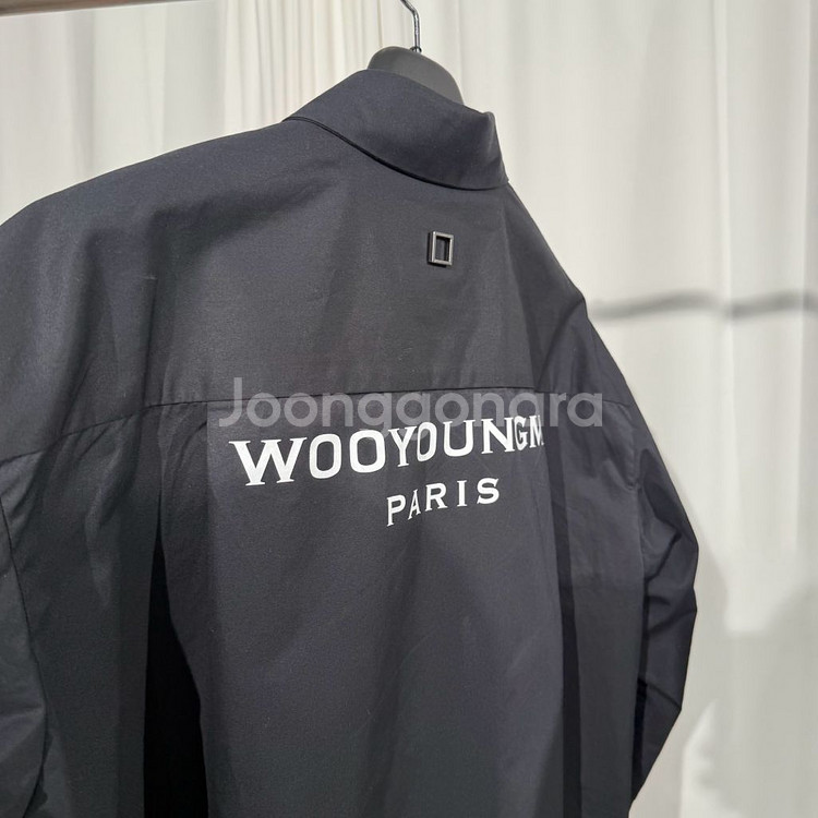 (XL)우영미 백로고 셔츠--4