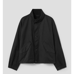 [L] 에잇세컨즈 후리스 숏 점퍼 블랙