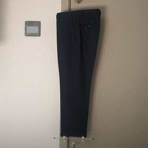 메멘토모리 카노니코 네이비 플란넬 팬츠 32