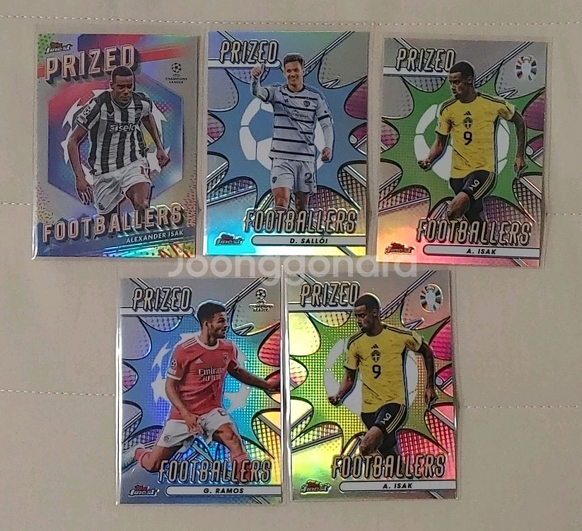 축구 카드 컬렉션 세트 골라죠 런던콜링 풋볼러 등--3
