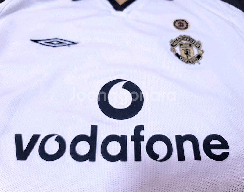 01-02 맨유 백주년 긴팔 베컴--1