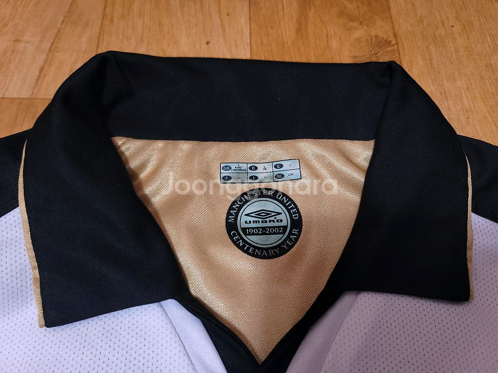 01-02 맨유 백주년 긴팔 베컴--2