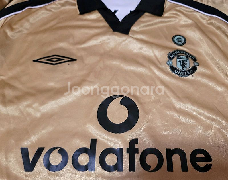 01-02 맨유 백주년 긴팔 베컴--6