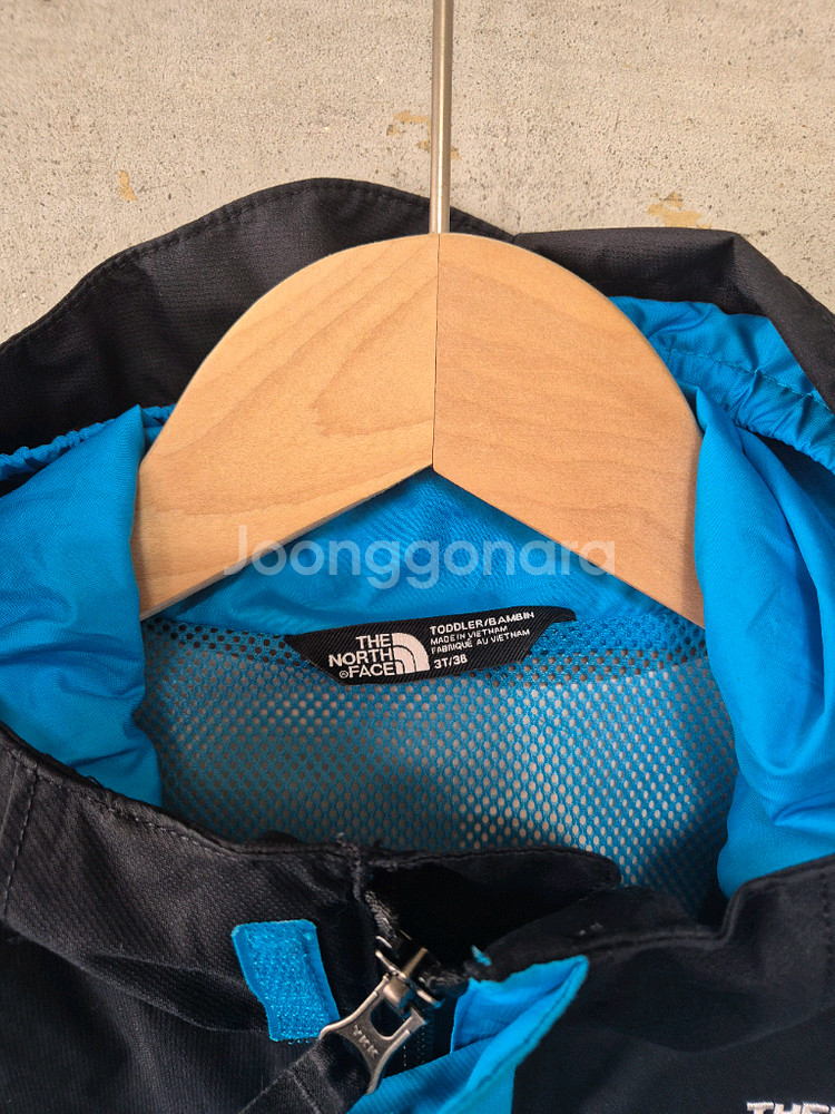 노스페이스 키즈 바람막이 방수 자켓--5