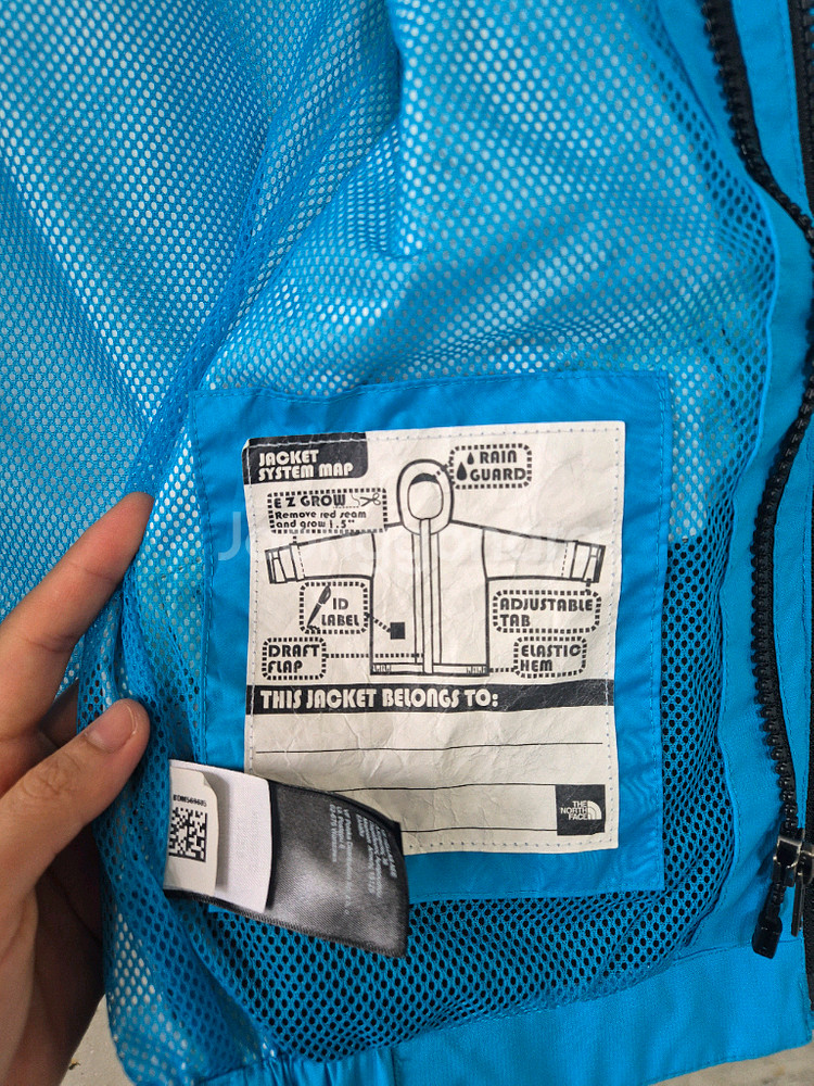 노스페이스 키즈 바람막이 방수 자켓--4