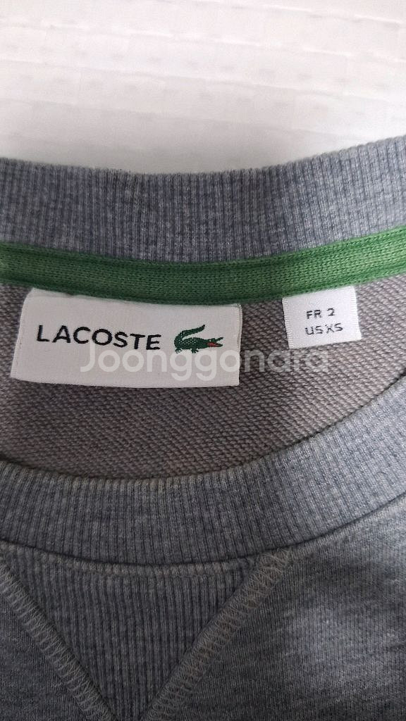 (정품) 라코스테 여성 맨투맨 FR2/XS 초A급--5