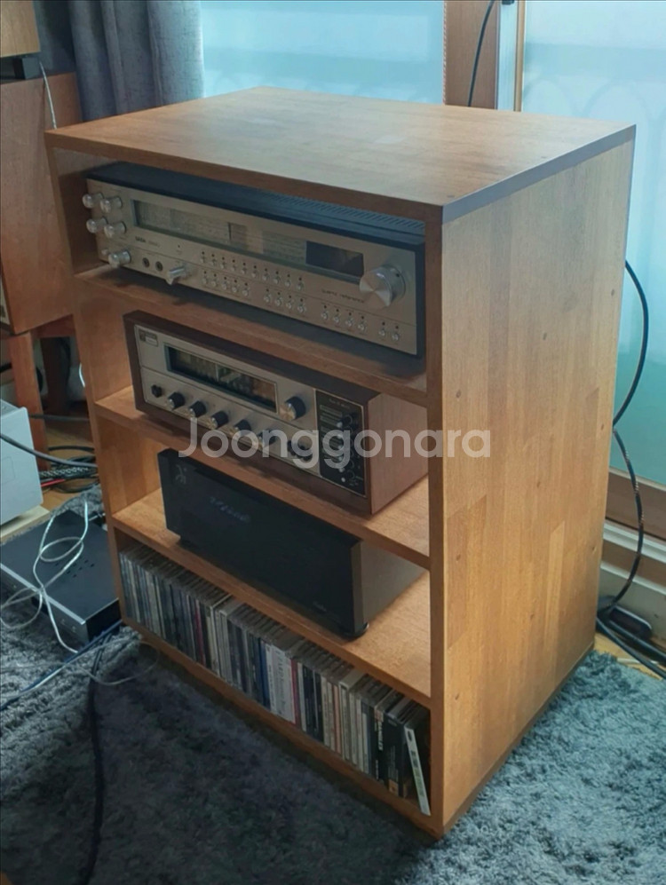 원목 오디오장 오디오랙--1