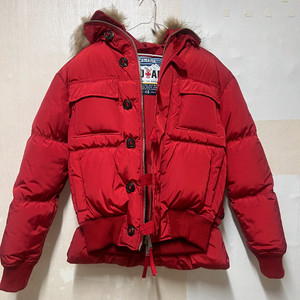 남성 퍼 후드 다운 패딩 숏 점퍼 46 국내95