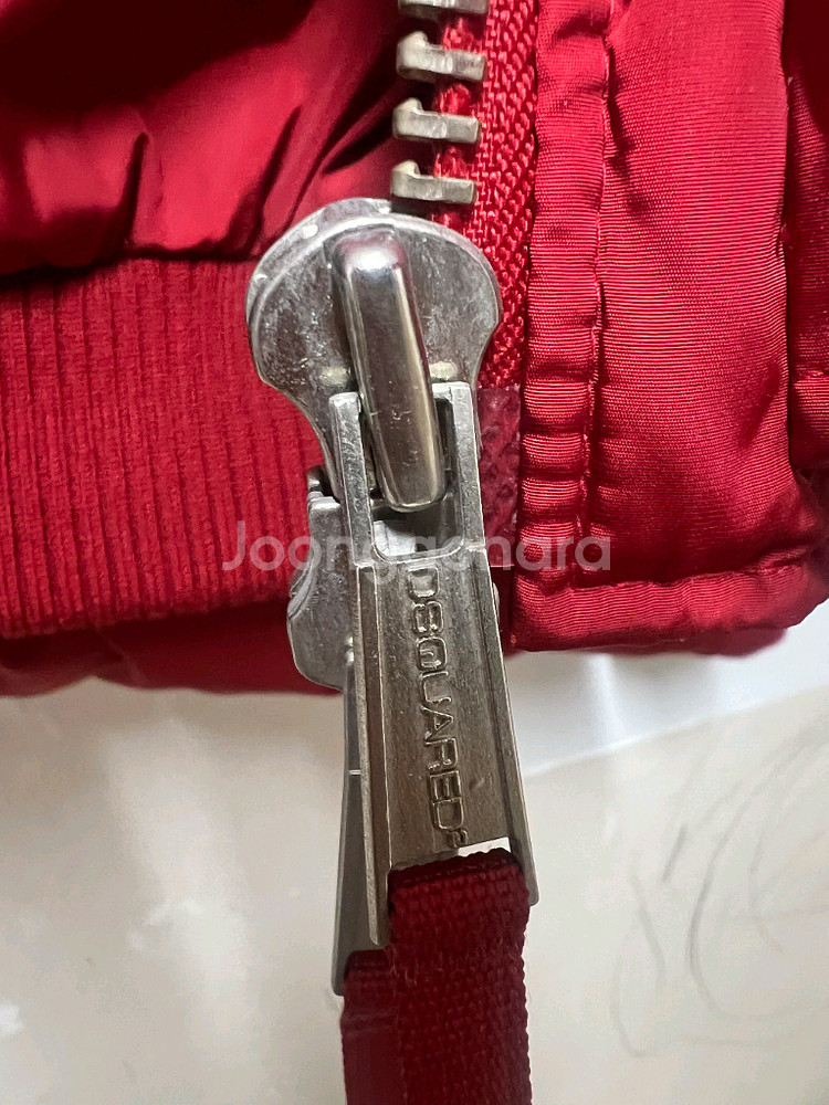 남성 퍼 후드 다운 패딩 숏 점퍼 46 국내95--5