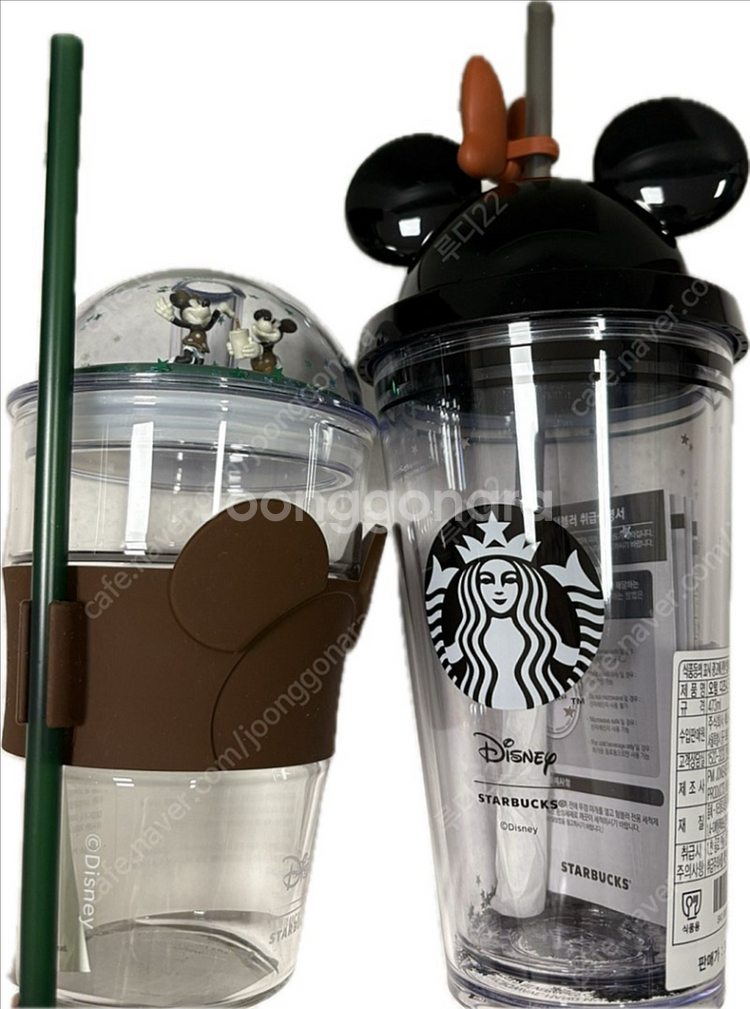스타벅스 오텀 디즈니 미키마우스 조이풀 콜드컵 글라스--0