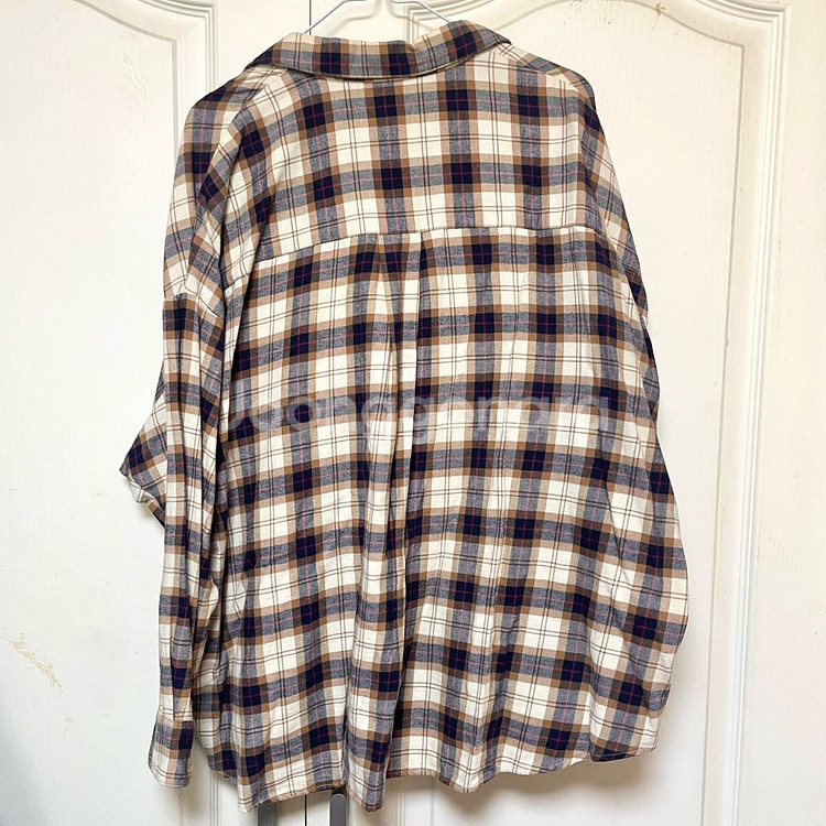 유니클로 빅사이즈 플란넬 체크셔츠 3XL--5