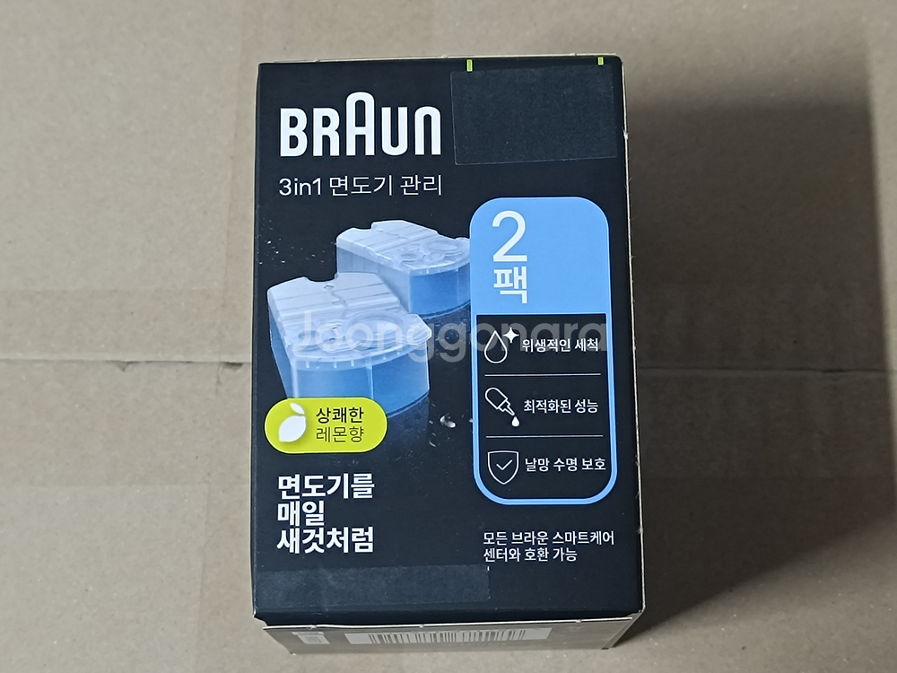 정품 브라운 면도기 세정액 CCR2 (2개입) 부산--0