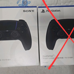 PS5 듀얼센스 미드나이트 블랙 (단순개봉)