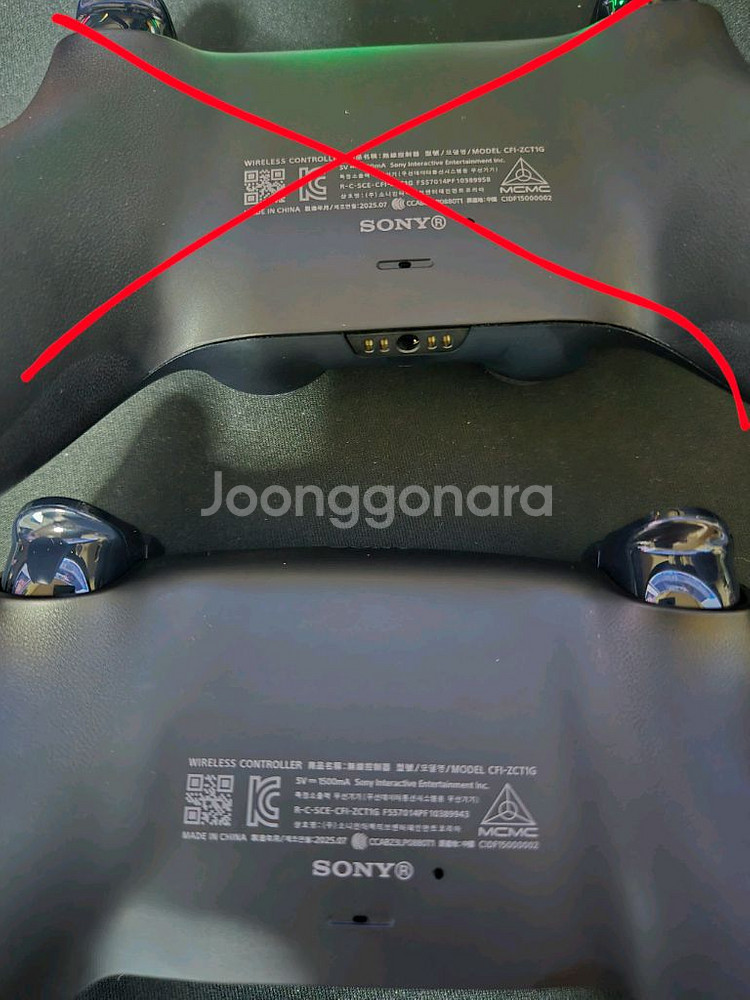 PS5 듀얼센스 미드나이트 블랙 (단순개봉)--2