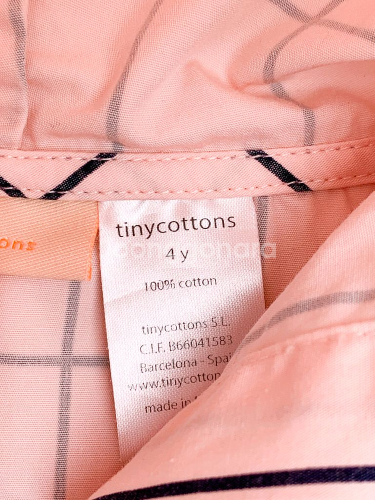 Tinycottons 체크 후드 자켓 / 4Y / 코튼--7