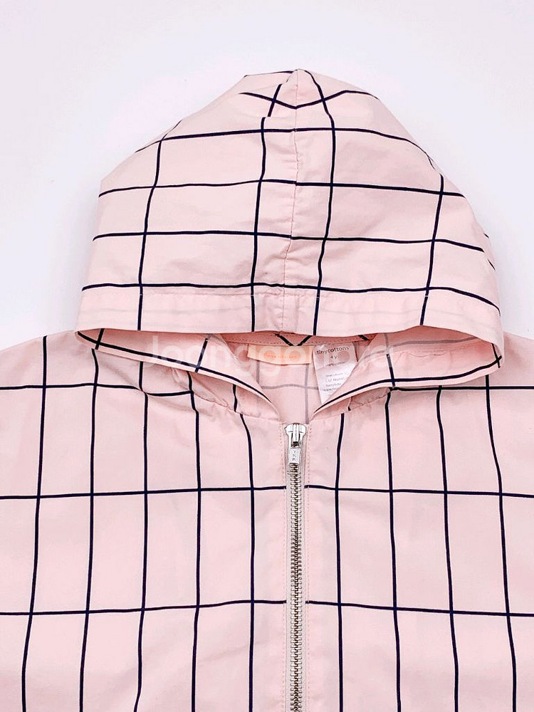 Tinycottons 체크 후드 자켓 / 4Y / 코튼--6