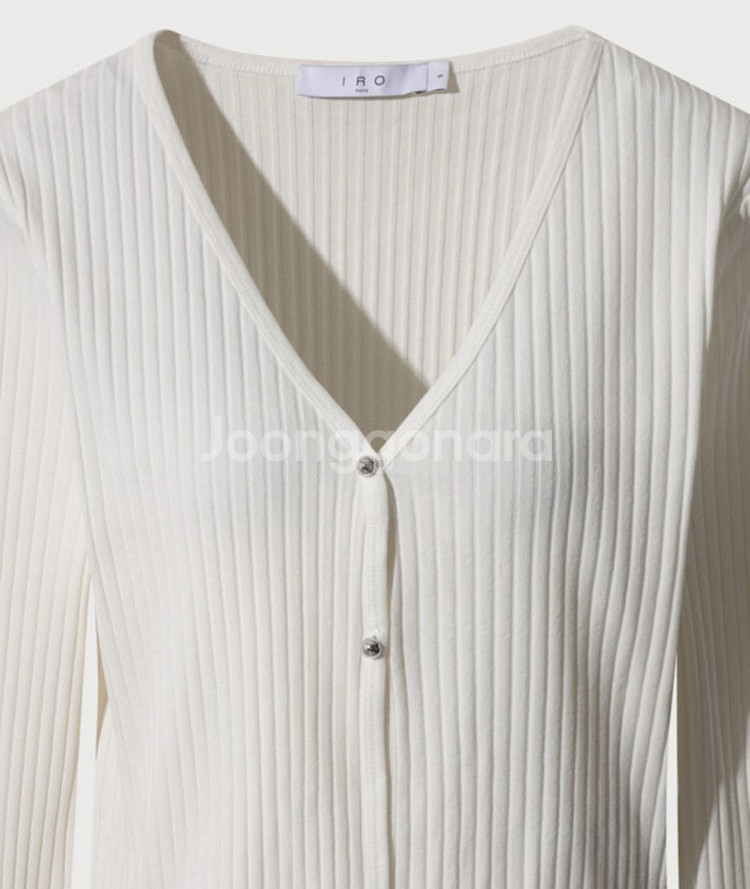 IRO SILAS 립 가디건 s 화이트--1
