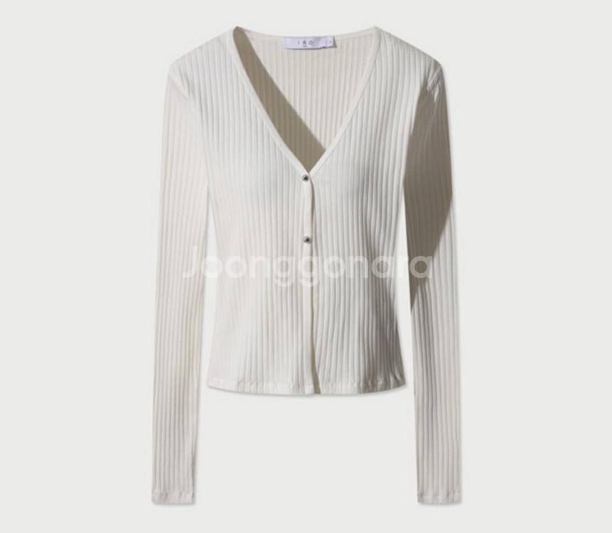 IRO SILAS 립 가디건 s 화이트--2