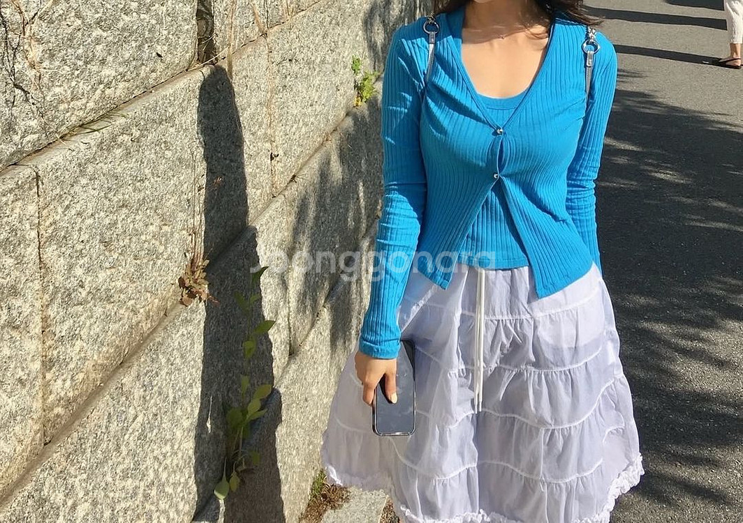 IRO SILAS 립 가디건 s 화이트--7