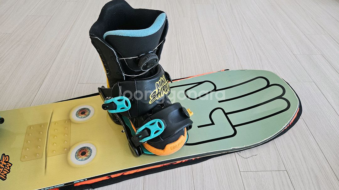 초등학생 스노우보드세트/바탈레온 데크+써리투 키즈 스노우보드 부츠+ 바탈레온 바인딩 세트--0