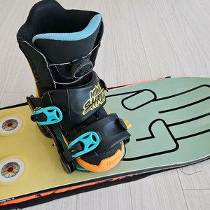 초등학생 스노우보드세트/바탈레온 데크+써리투 키즈 스노우보드 부츠+ 바탈레온 바인딩 세트