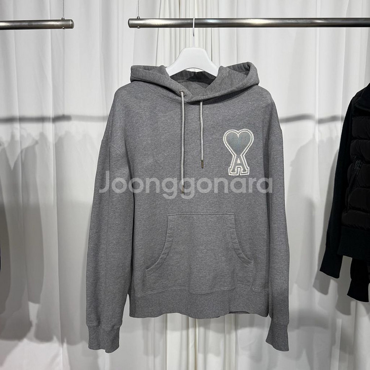 (XL)아미 하트 로고 후드티--0