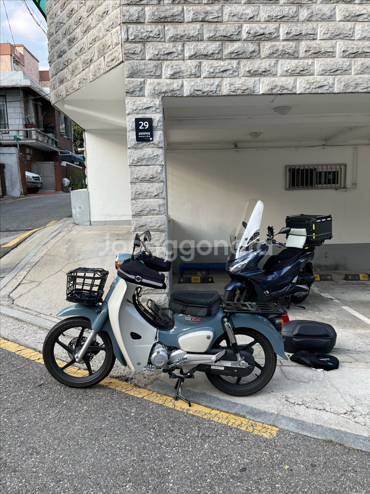 24년식 슈퍼커브 팝니다 39xxkm 폐지완--0