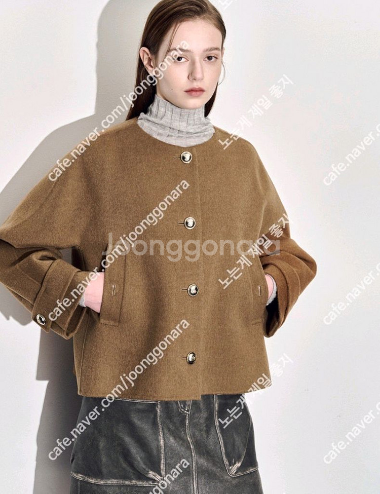 타임 캐시미어 블렌디드 코트76사이즈 새제품급--3