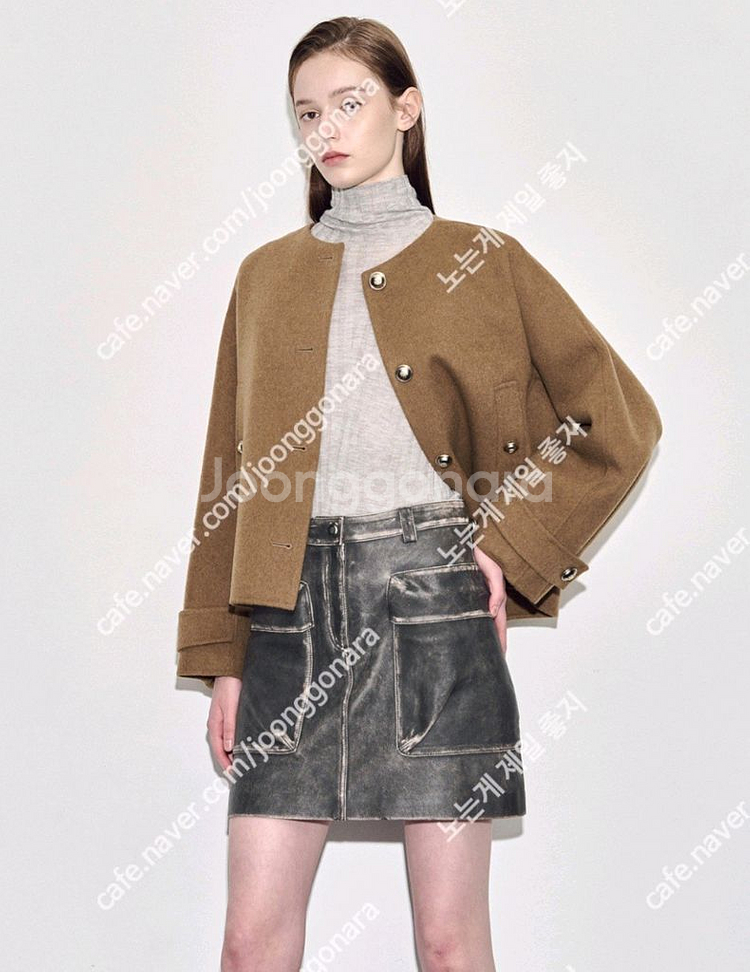 타임 캐시미어 블렌디드 코트76사이즈 새제품급--0