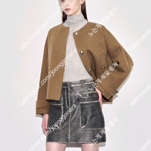 타임 캐시미어 블렌디드 코트76사이즈 새제품급