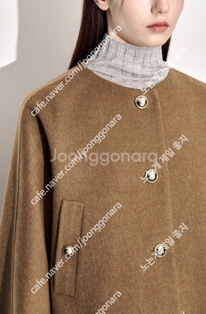 타임 캐시미어 블렌디드 코트76사이즈 새제품급--1