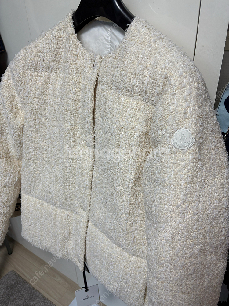 몽클레어 트위드 패딩--1