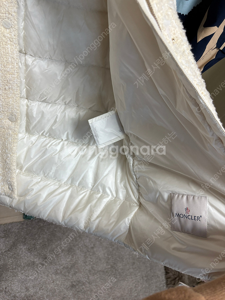 몽클레어 트위드 패딩--6