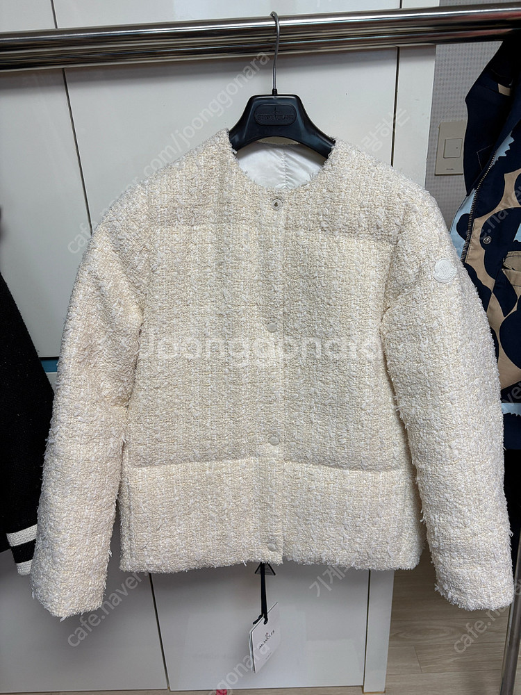 몽클레어 트위드 패딩--2