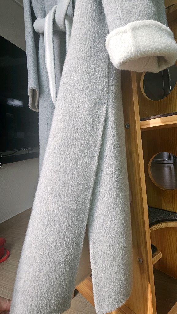 질스튜어트 후드 롱 코트--8