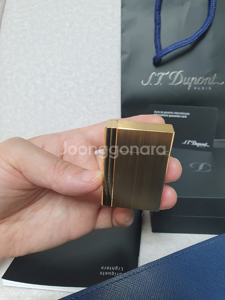 정품 듀퐁라이터 라인2 ca18213 개츠비 금장 듀퐁--2